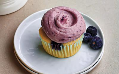Zesty Blueberry Cupcakes