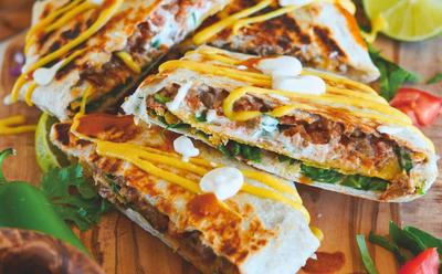 Crunchy Tostada Wrap (Vegan + High-Protein)