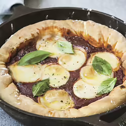 Vegan Deep-Dish Pizza