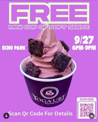 FREE MINI CUP OF SOFT SERVE