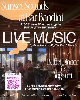 Vegan Buffet with free Live Music and Ice Cream