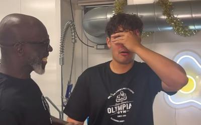 Influencer Throws Up After Being Fed Raw Meat By Eddie Abew