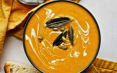 This Butternut Squash Carrot Soup Is Perfect For Fall