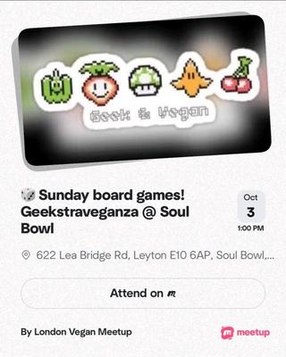 Sunday board games! Geekstraveganza @ Soul Bowl