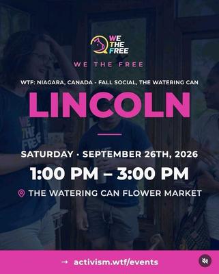 WTF: NIAGARA, CANADA - FALL SOCIAL, THE WATERING CAN