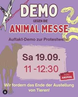 DEMO GEGEN DIE ANIMAL MESSE