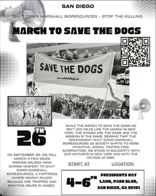 MARCH TO SAVE THE DOGS