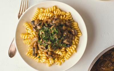 Modern Portobello Stroganoff