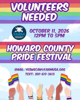 FARM at HOWARD COUNTY PRIDE FESTIVAL