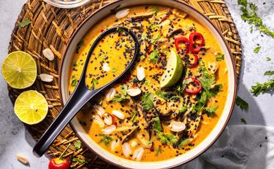 Spicy Mushroom And Peanut Ramen