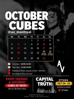 OCTOBER CUBES @av_montreal