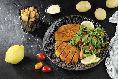 Schouten Europe Debuts New Fiber Technology Replacing Texturates in Plant-Based Chicken Schnitzel