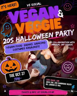 VEGAN & VEGGIE 20S HALLOWEEN PARTY