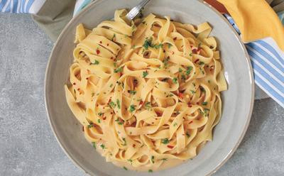 Creamy Cannellini Fettuccine Alfredo