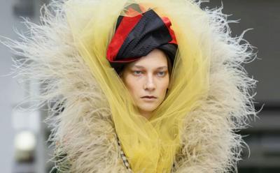 Vivienne Westwood Showcases Vegan Feathers At Paris Fashion Week