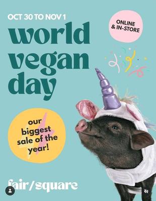Celebrate World Vegan Day with us!