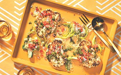 Spice-Rubbed Cauliflower Steaks