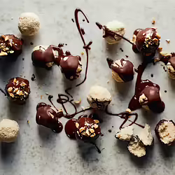 Vegan Coconut Bounty Truffles
