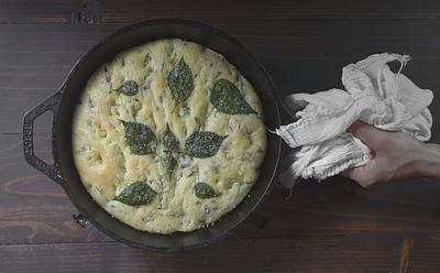 How To Make Perilla Leaf Focaccia