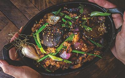 Rustic Mushroom Bulgogi Steaks