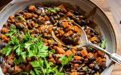 Try This Protein-Packed Black Bean Goulash