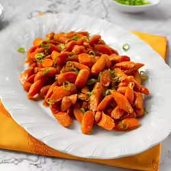 Vegan Miso-Ginger Glazed Carrots