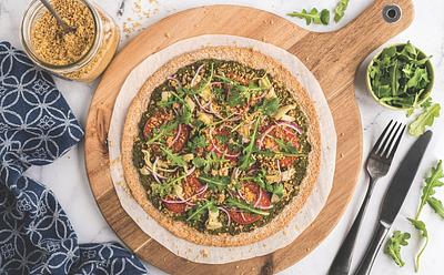 How To Make This Vegan Pesto Pizza