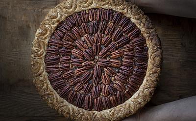 Pecan Paht Pie (Sweet Red Bean Pie)