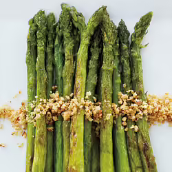 Roasted Asparagus With Hazelnut Picada